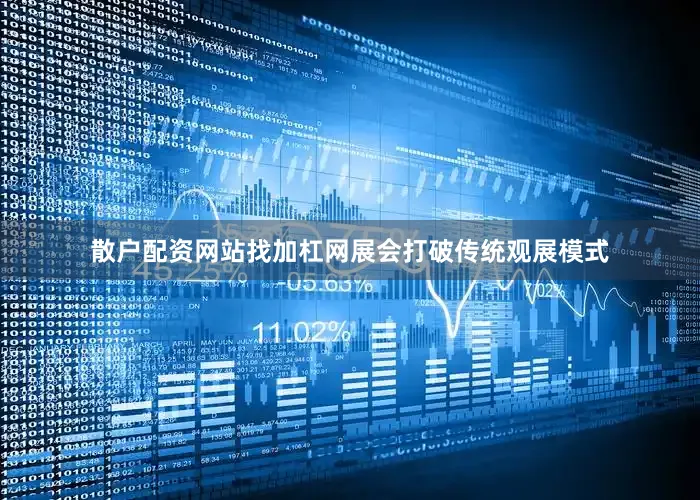 散户配资网站找加杠网展会打破传统观展模式