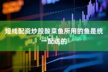 短线配资炒股酸菜鱼所用的鱼是统一配送的